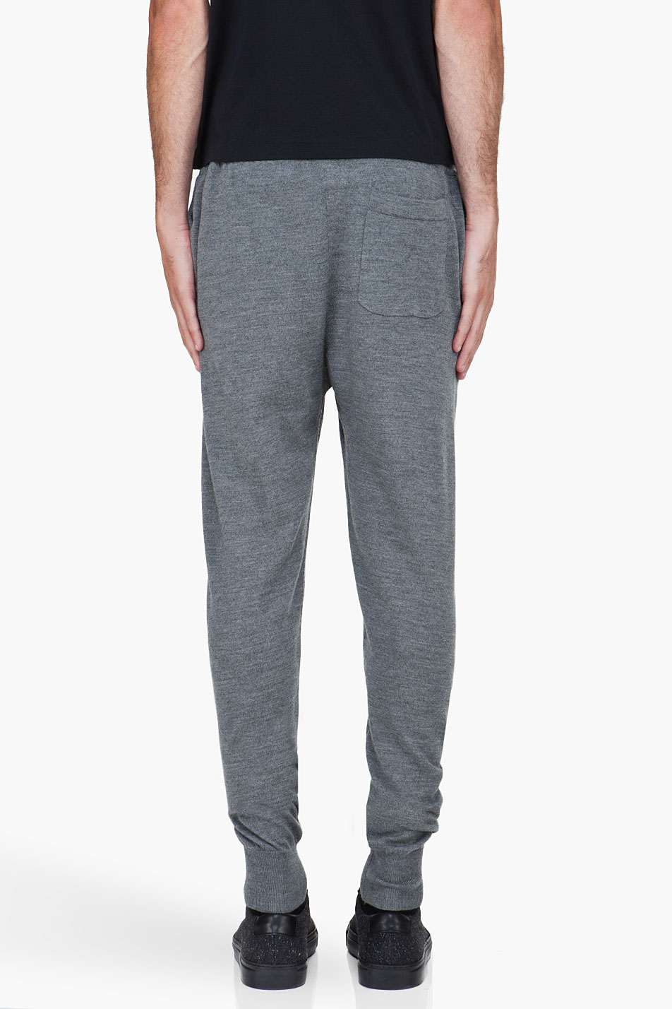 men's wool jogger pants