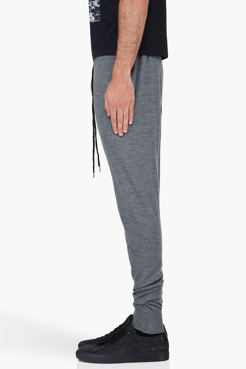 men's wool jogger pants