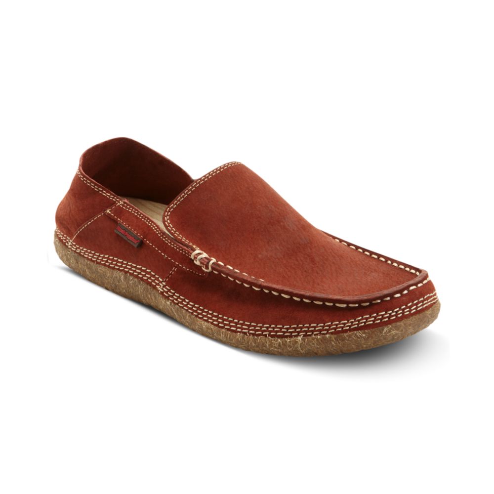 Hush Puppies® Profile Fold Down Slip On Loafers in Brown for Men | Lyst