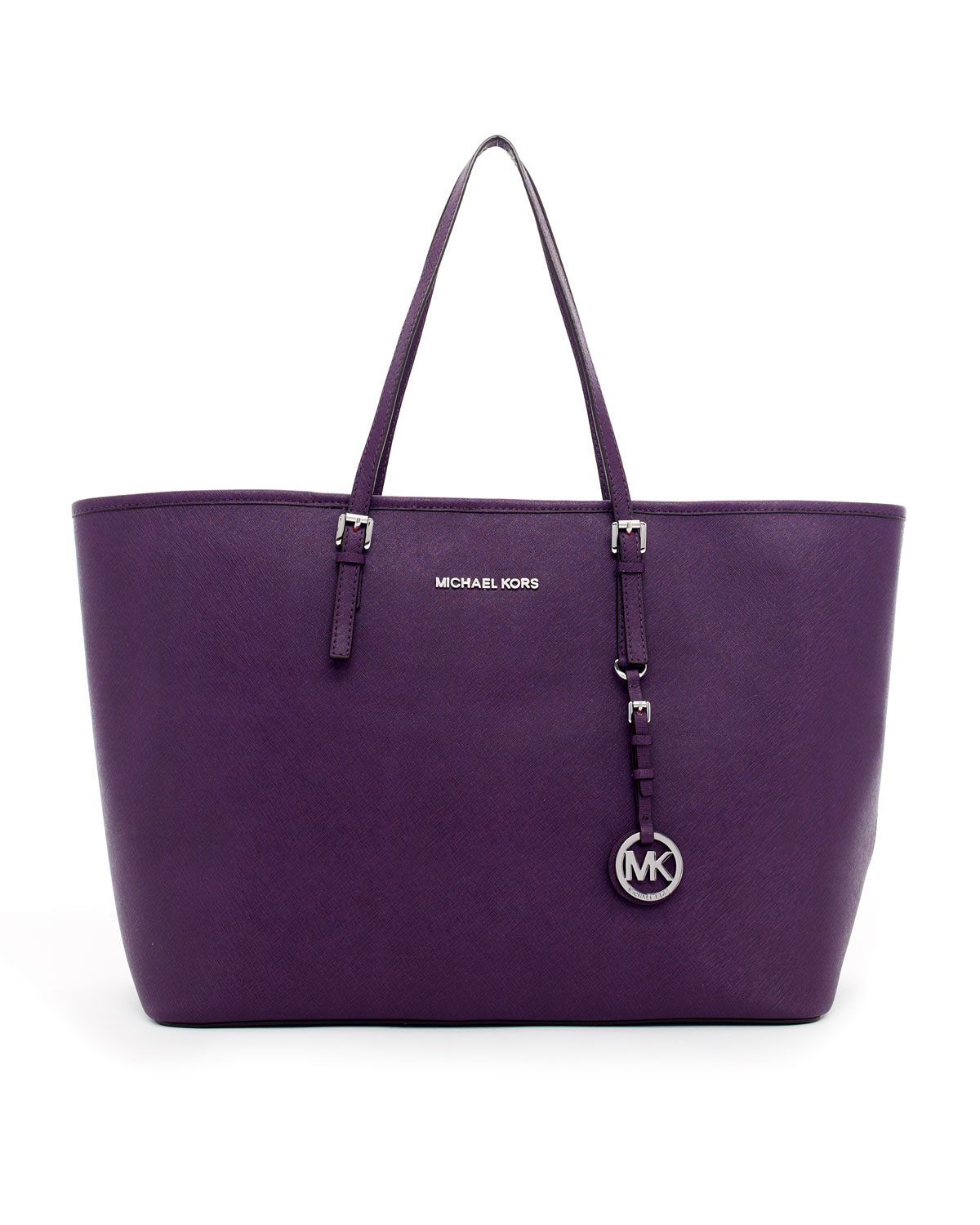 Michael Michael Kors Jet Set Medium Travel Tote in Purple | Lyst