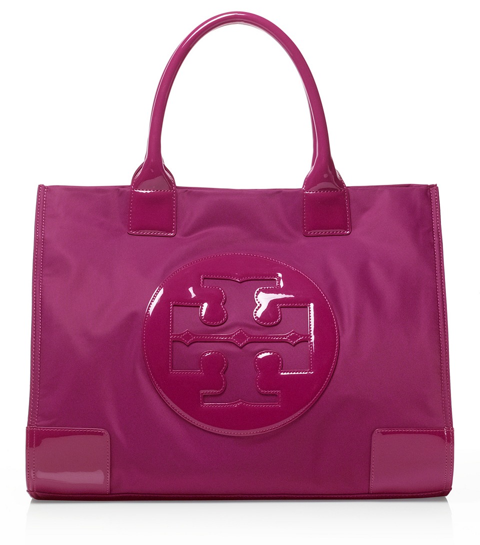 Lyst - Tory burch Ella Tote in Purple