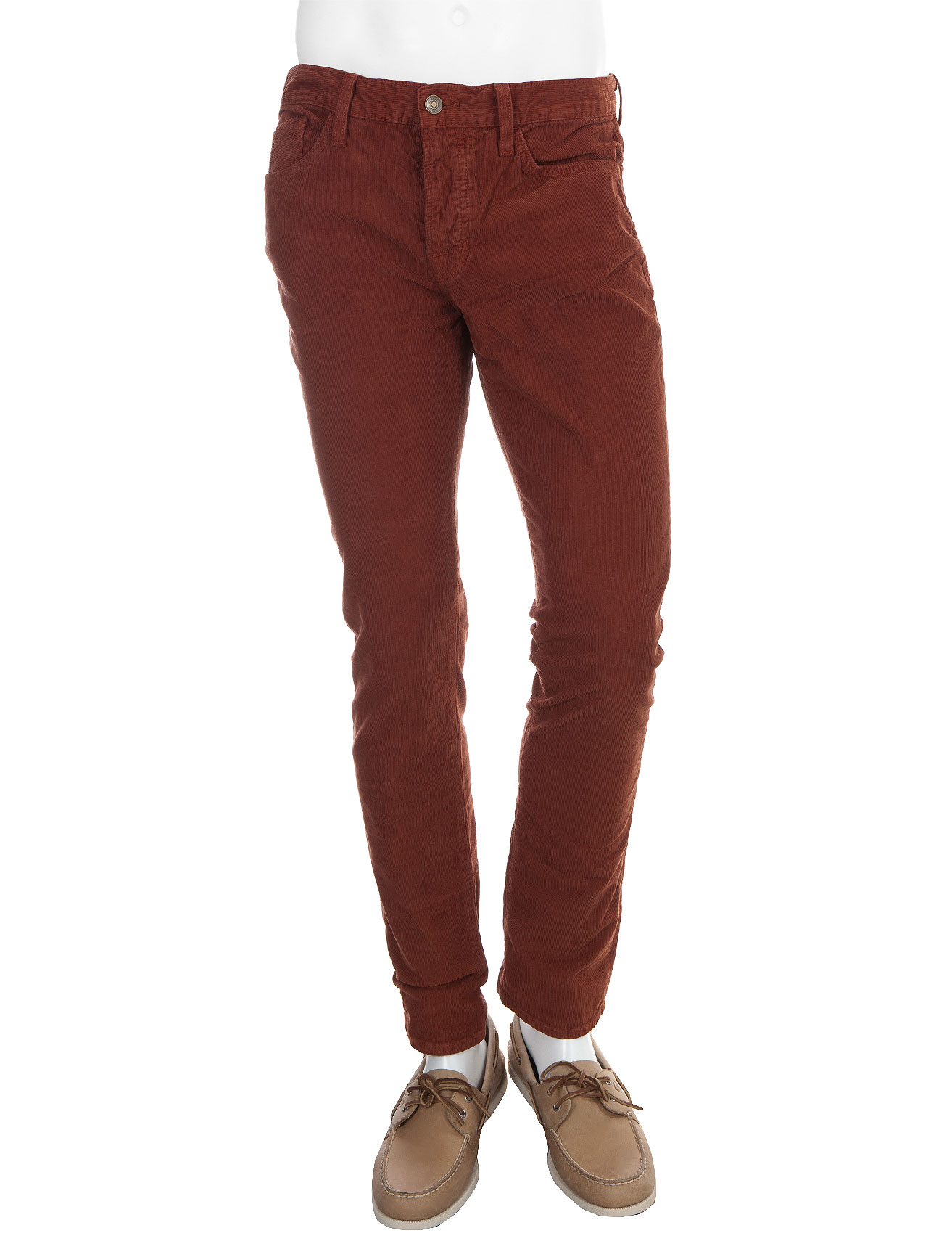 Vince Five Pocket Corduroy Pants in Brown for Men (rust) | Lyst