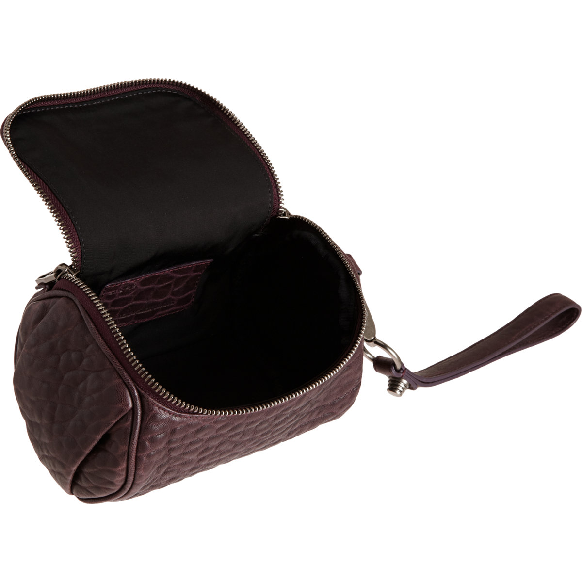 Alexander Fumo Makeup Pouch In Brown Lyst Gallery