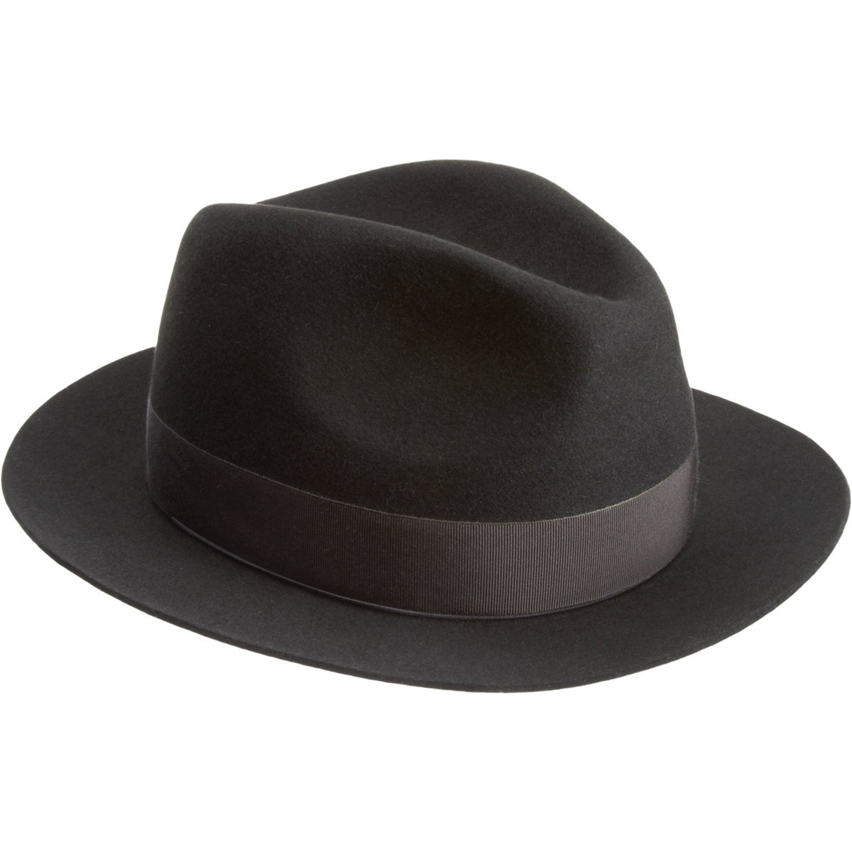 Borsalino Classic Fedora in Green for Men (black) | Lyst