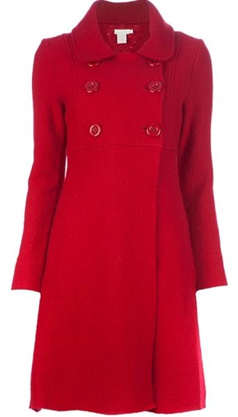 Collette By Collette Dinnigan Charlotte Coat in Red | Lyst