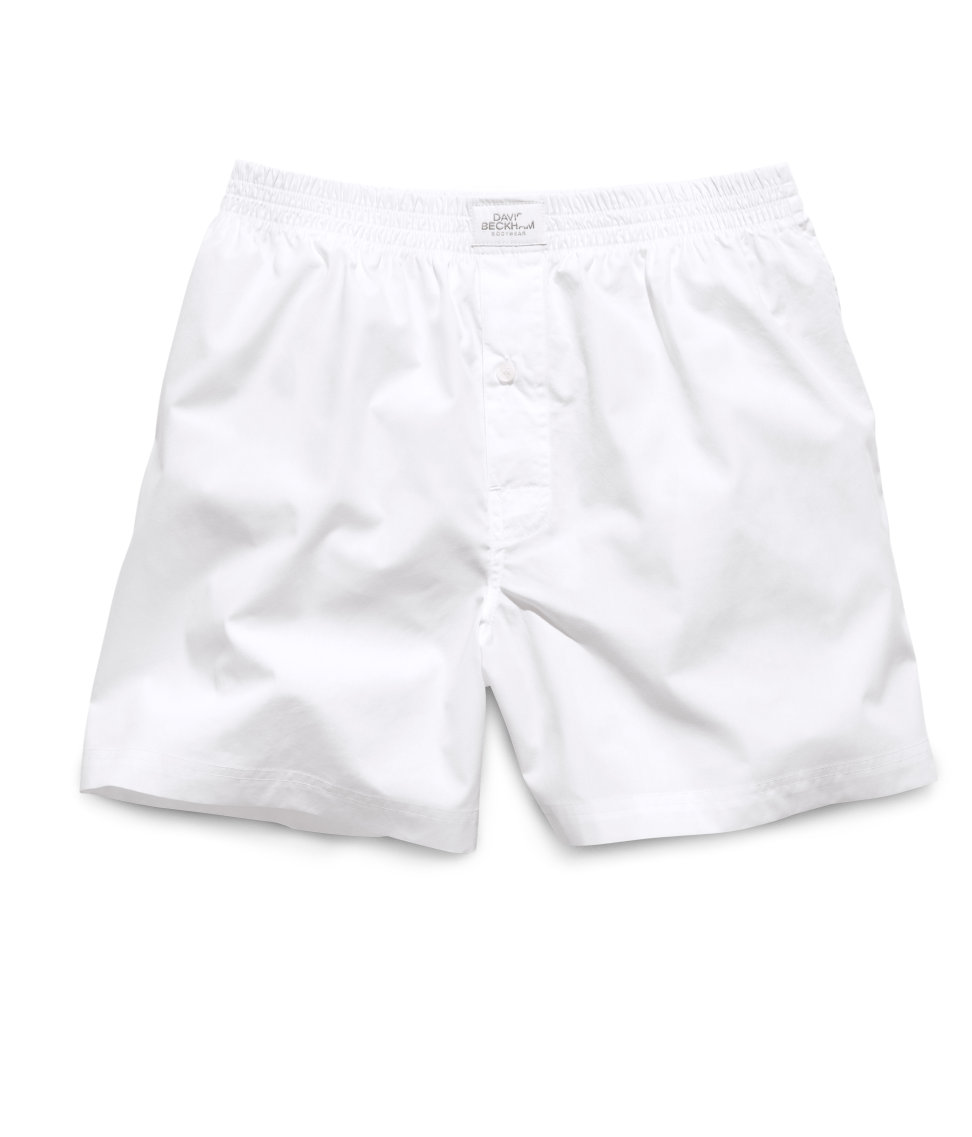 womens white boxer shorts