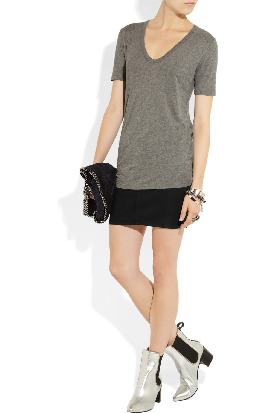 j brand denim skirt