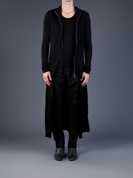 Julius Long Cardigan in Black for Men | Lyst