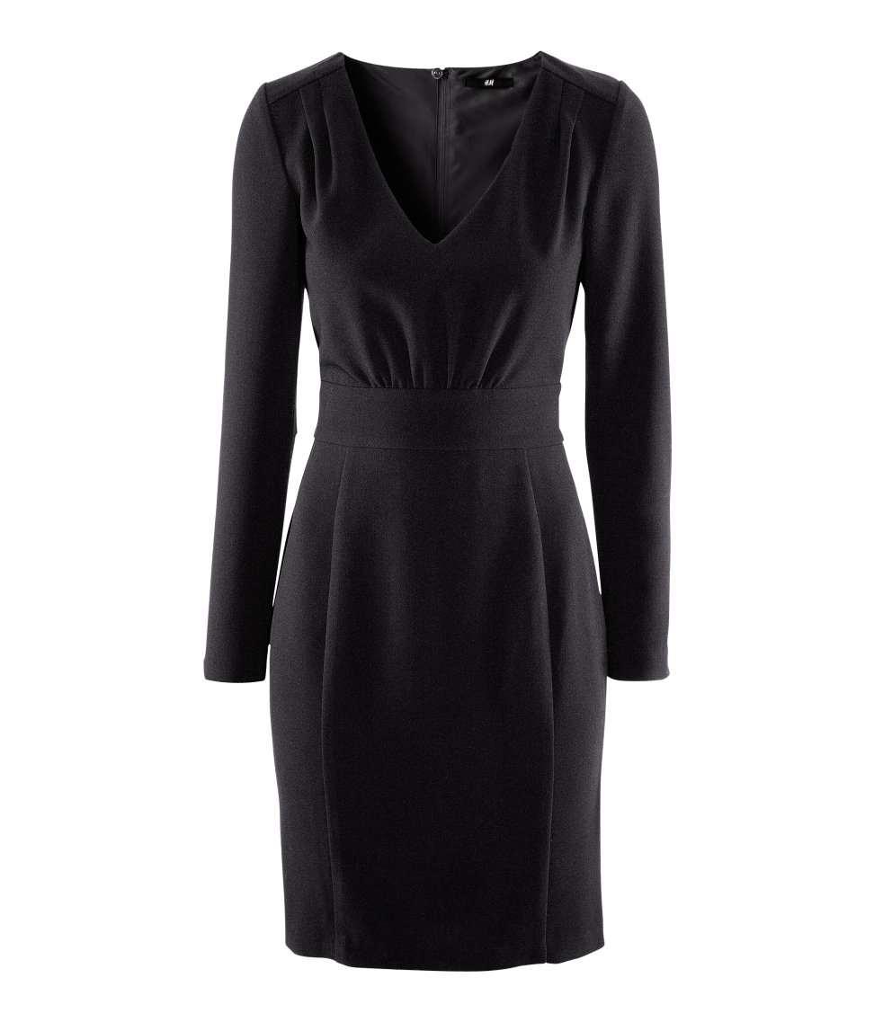 Lyst - H&M Dress in Black