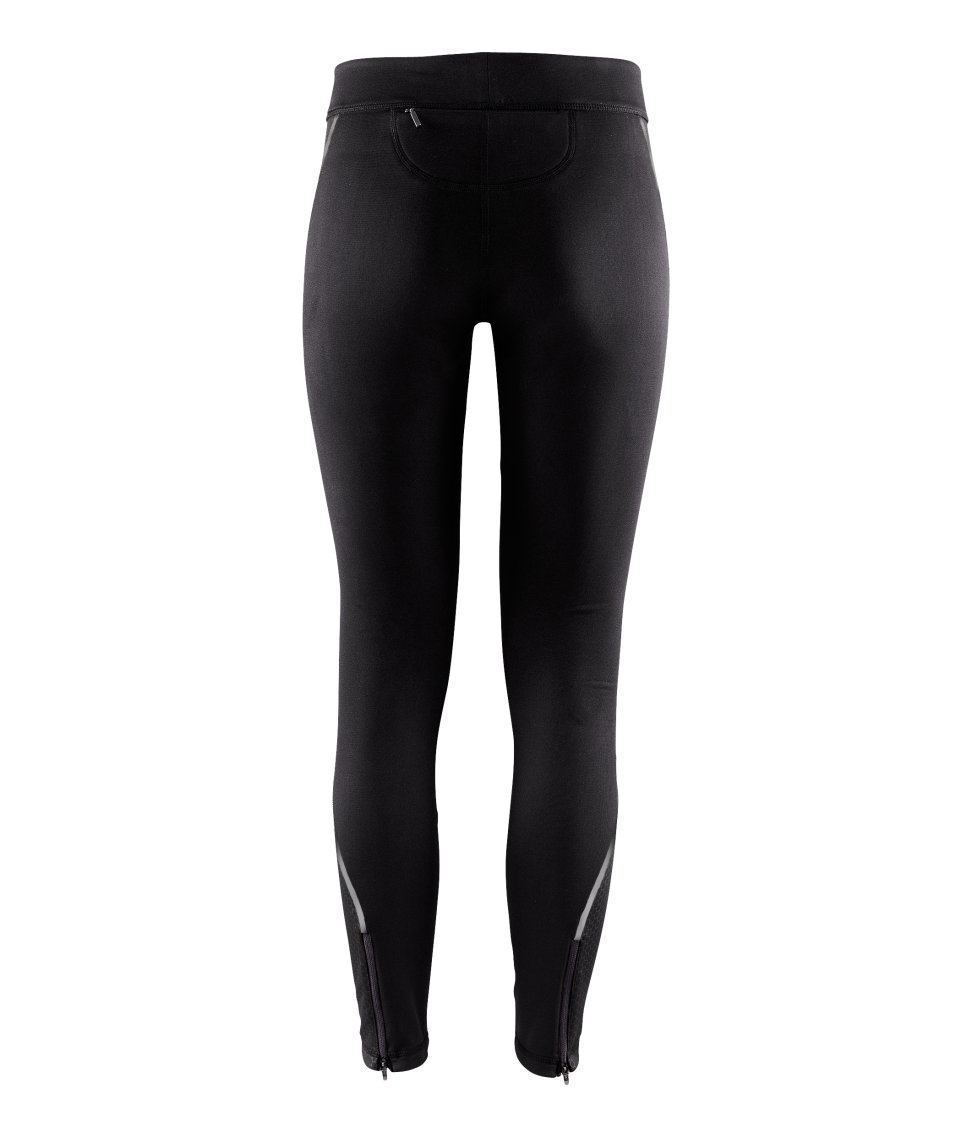 Lyst - H&M Running Tights in Black