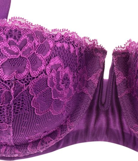 H&m Balconette Bra in Purple | Lyst