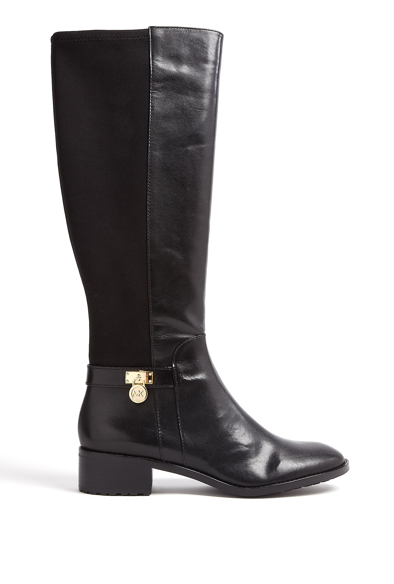 Michael Michael Kors Hamilton Stretch Knee High Boots in Black | Lyst