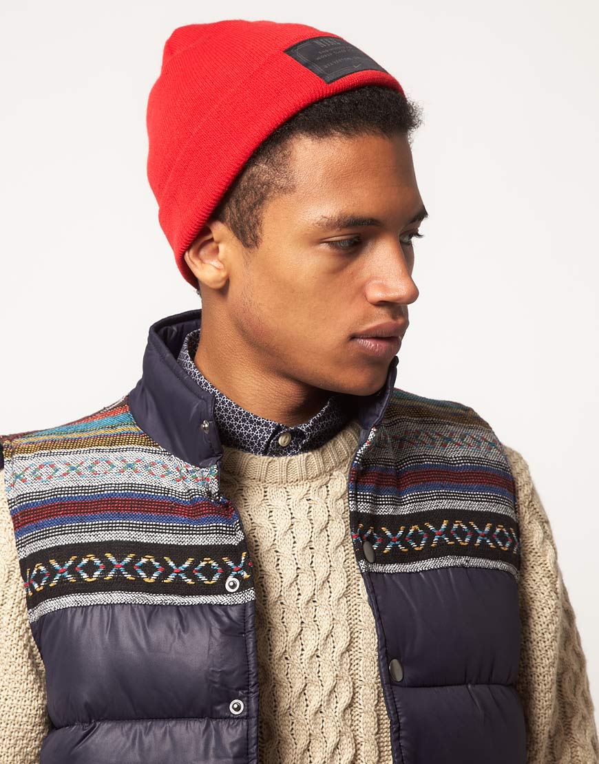 Lyst Nike Fisherman Beanie in Red for Men