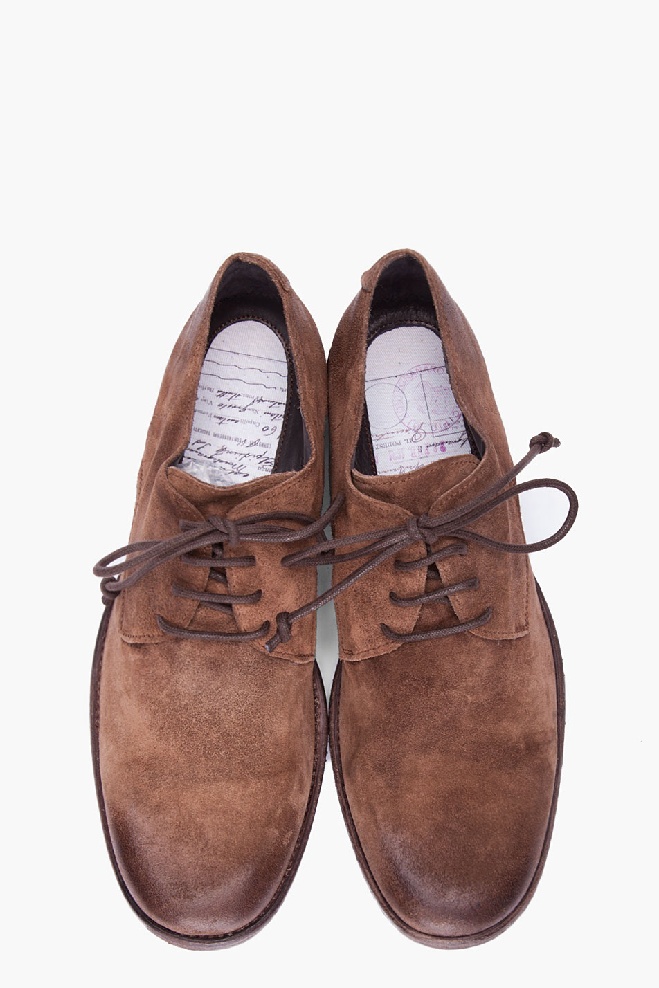 Lyst - Officine creative Brown Suede Bronx Shoes in Natural for Men