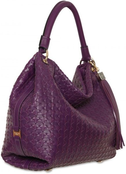 Purple Hobo Bag Leather | IUCN Water
