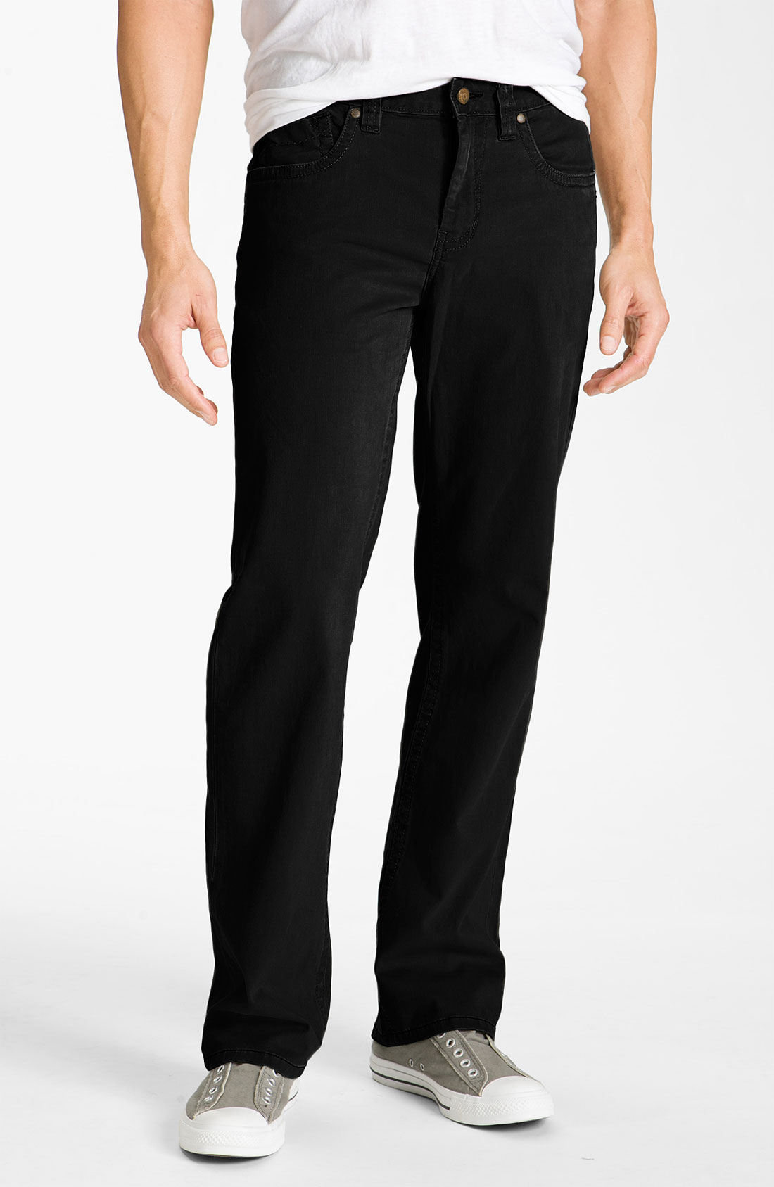 Tommy Bahama Twill Smith Standard Fit Pants in Black for Men | Lyst