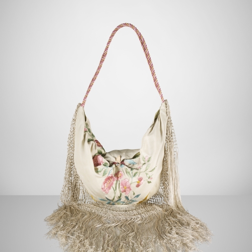 ralph lauren fringe hobo bag