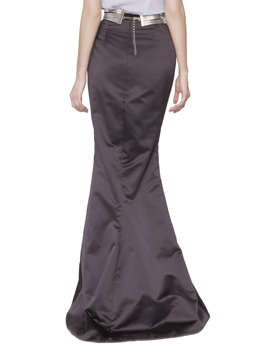 Lyst Oscar De La Renta Duchess Satin Ball Skirt In Black 1726