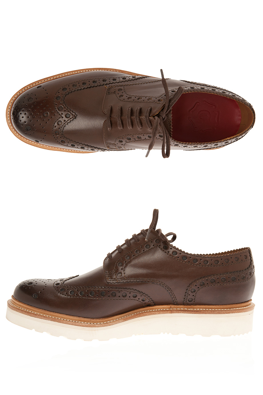 small heeled brogues