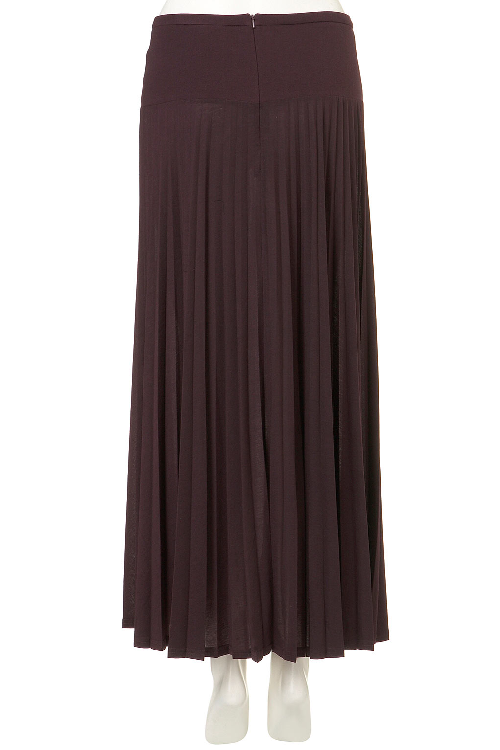 Lyst - Topshop High Waist Pleat Maxi Skirt in Red