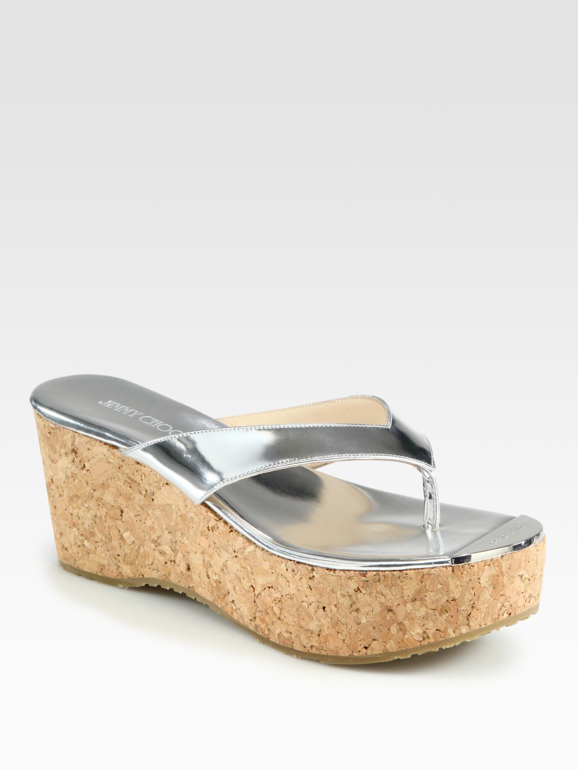 jimmy choo cork wedge