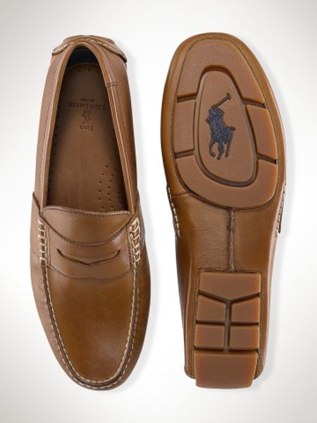 Polo Ralph Lauren Telly Penny Loafer in Brown for Men (tan) | Lyst