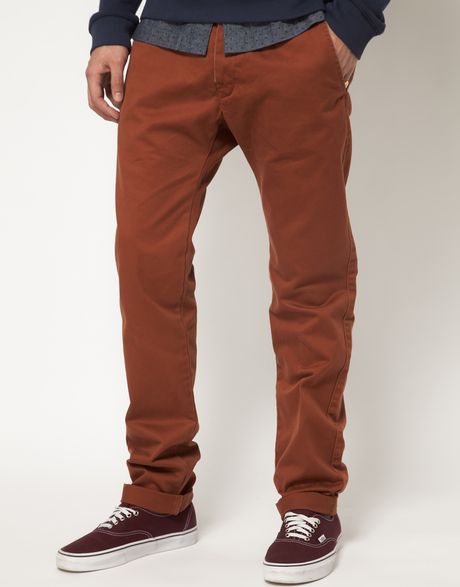 Dr. Denim Donk Chinos in Red for Men | Lyst