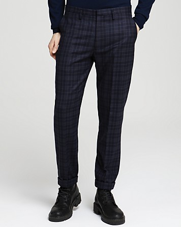 Lyst - Marc by marc jacobs Eduard Plaid Trousers in Blue for Men
