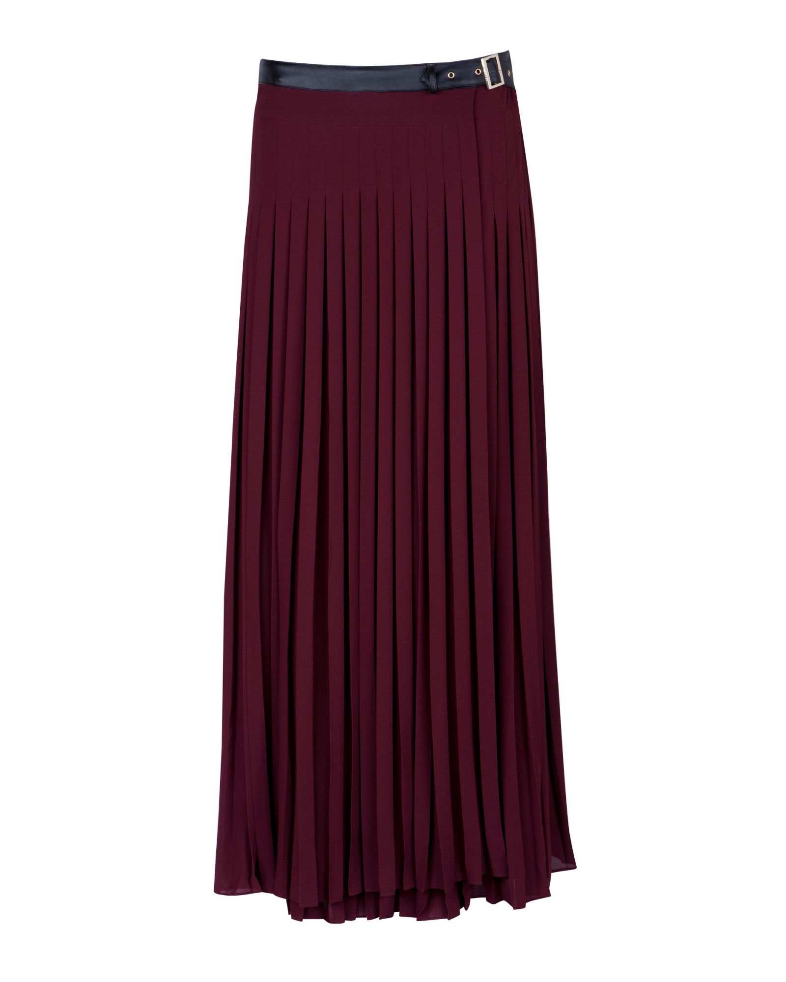 Ted baker Ted Baker Galva Pleated Maxi Skirt in Red | Lyst