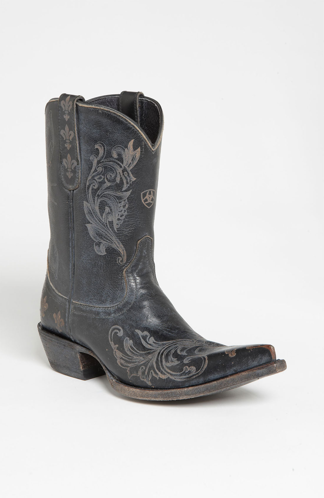 black ariat boots for ariat pegosa boot in black washed black lyst black ariat boots for ariat pegosa boot in black washed black lyst