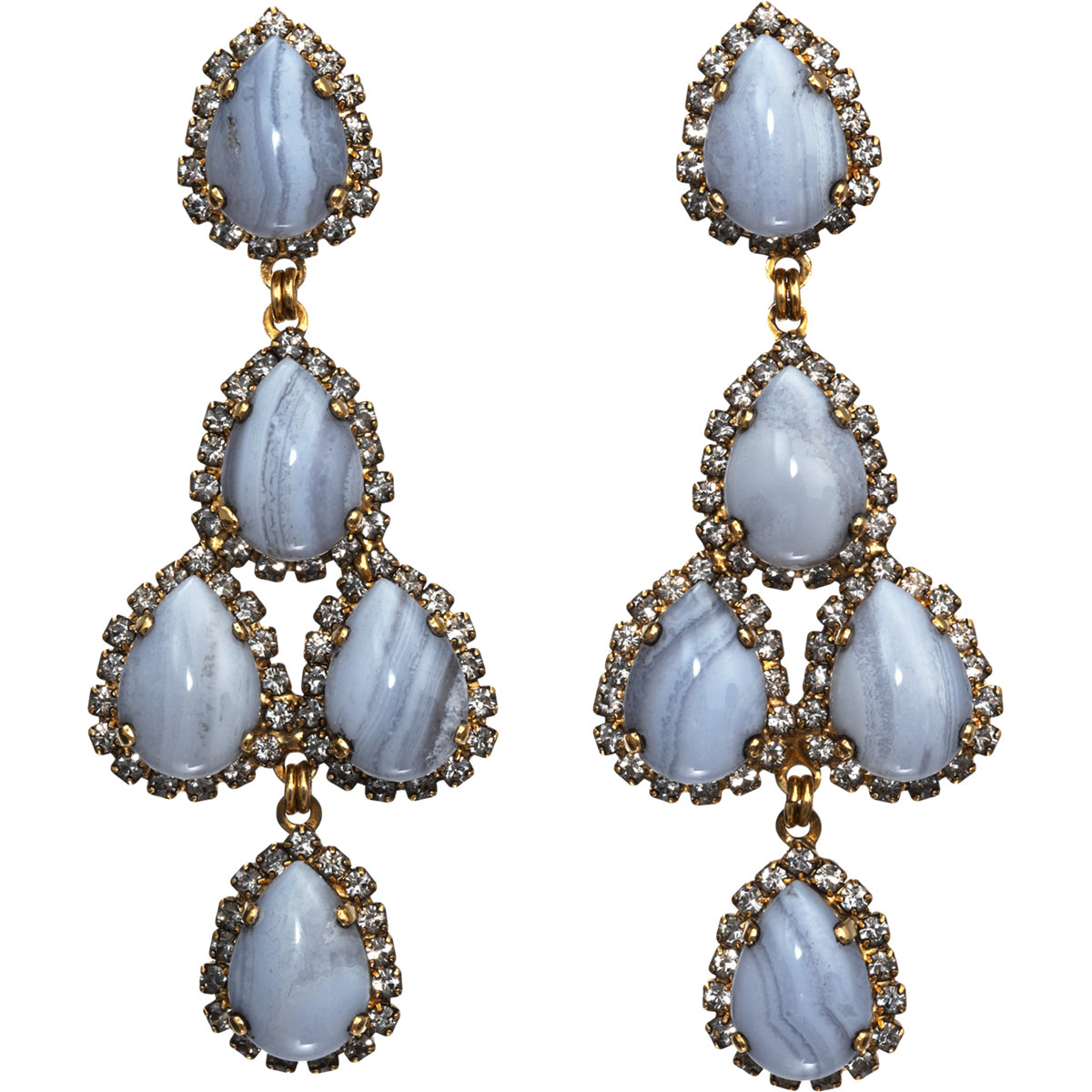 Erickson Beamon Crystal Ss Of Fabulous Chandelier Earrings In Gallery
