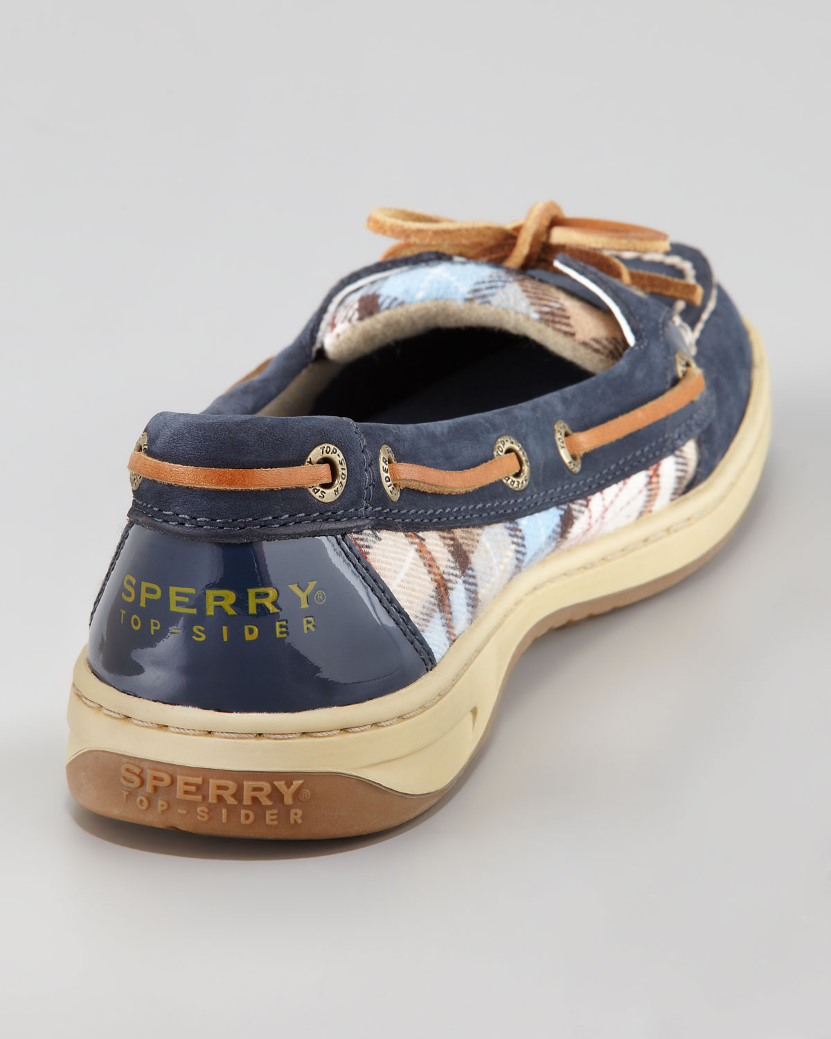 Sperry topsider Angelfish Plaid Boat Shoe in Blue (35.5b 5.5b) Lyst