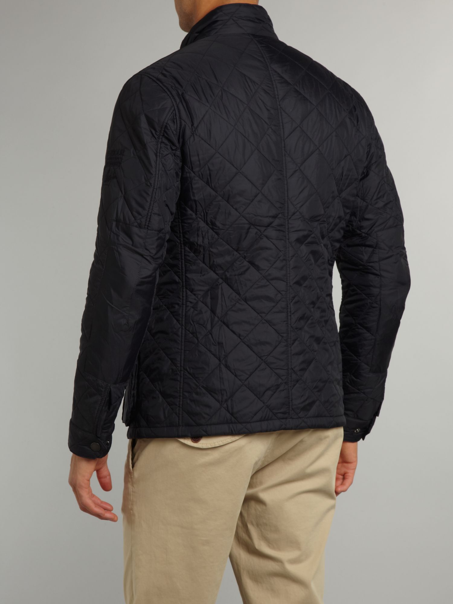 Barbour Quilted Steve Mcqueen Jefferies Jacket in Blue for ...