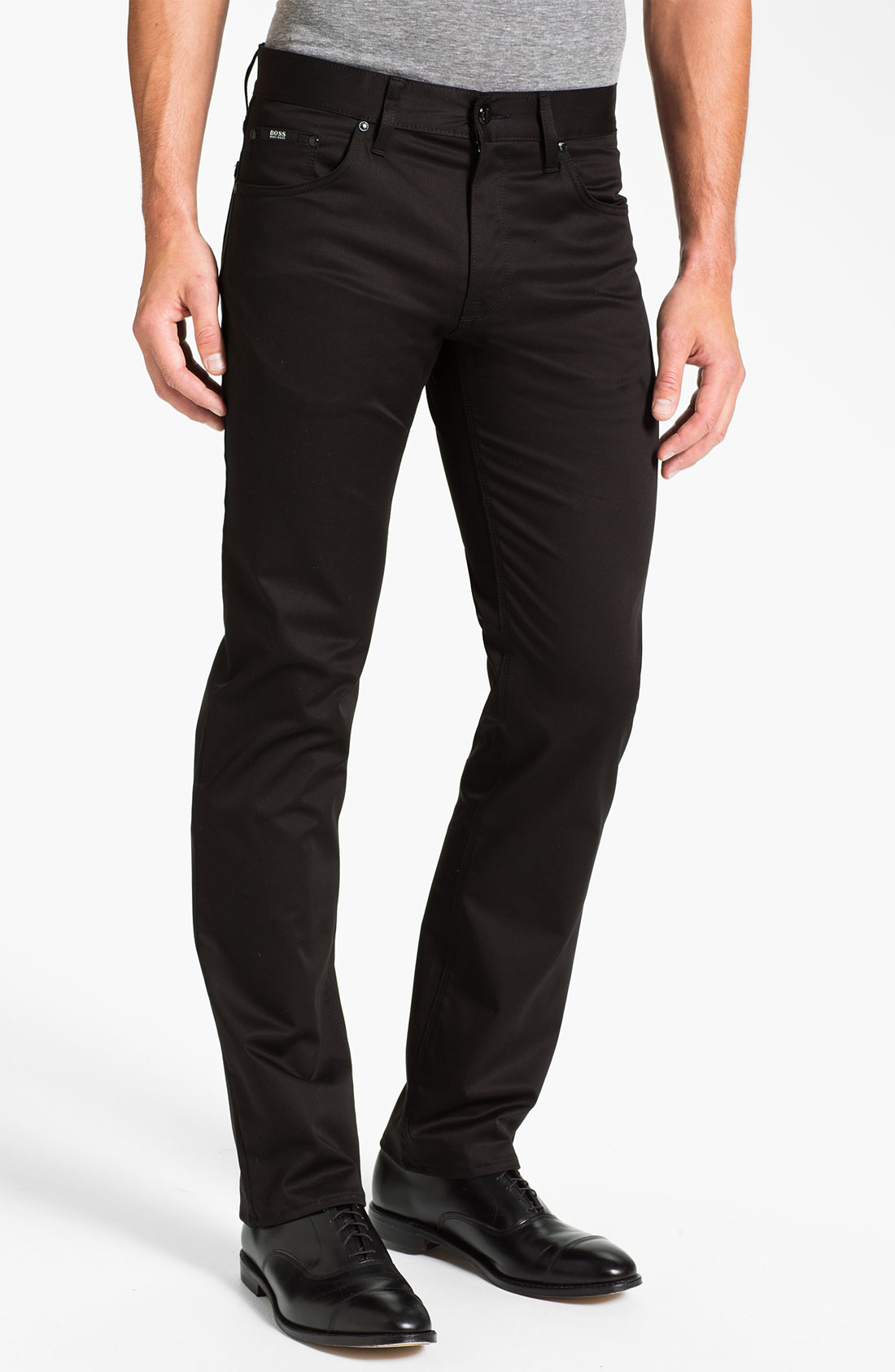 Boss By Hugo Boss Five Pocket Pants in Black for Men | Lyst