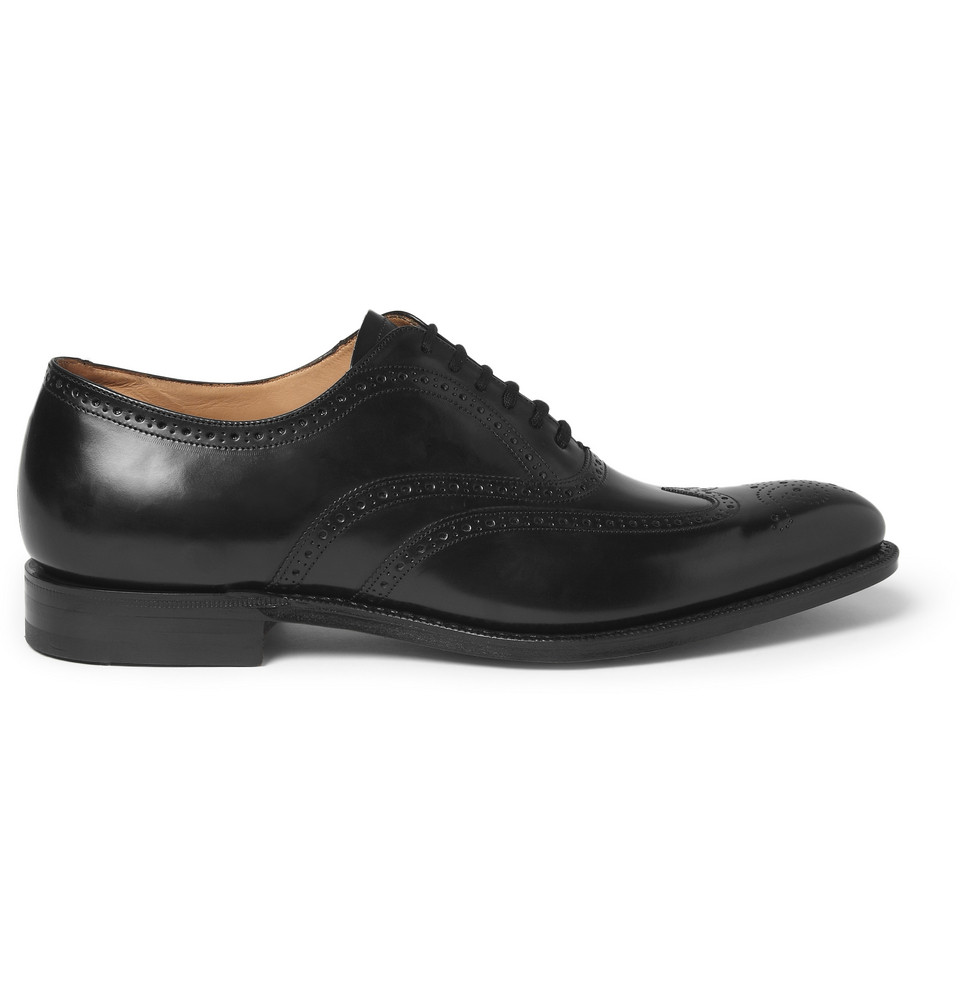 Church's New York Leather Brogues in Black for Men | Lyst