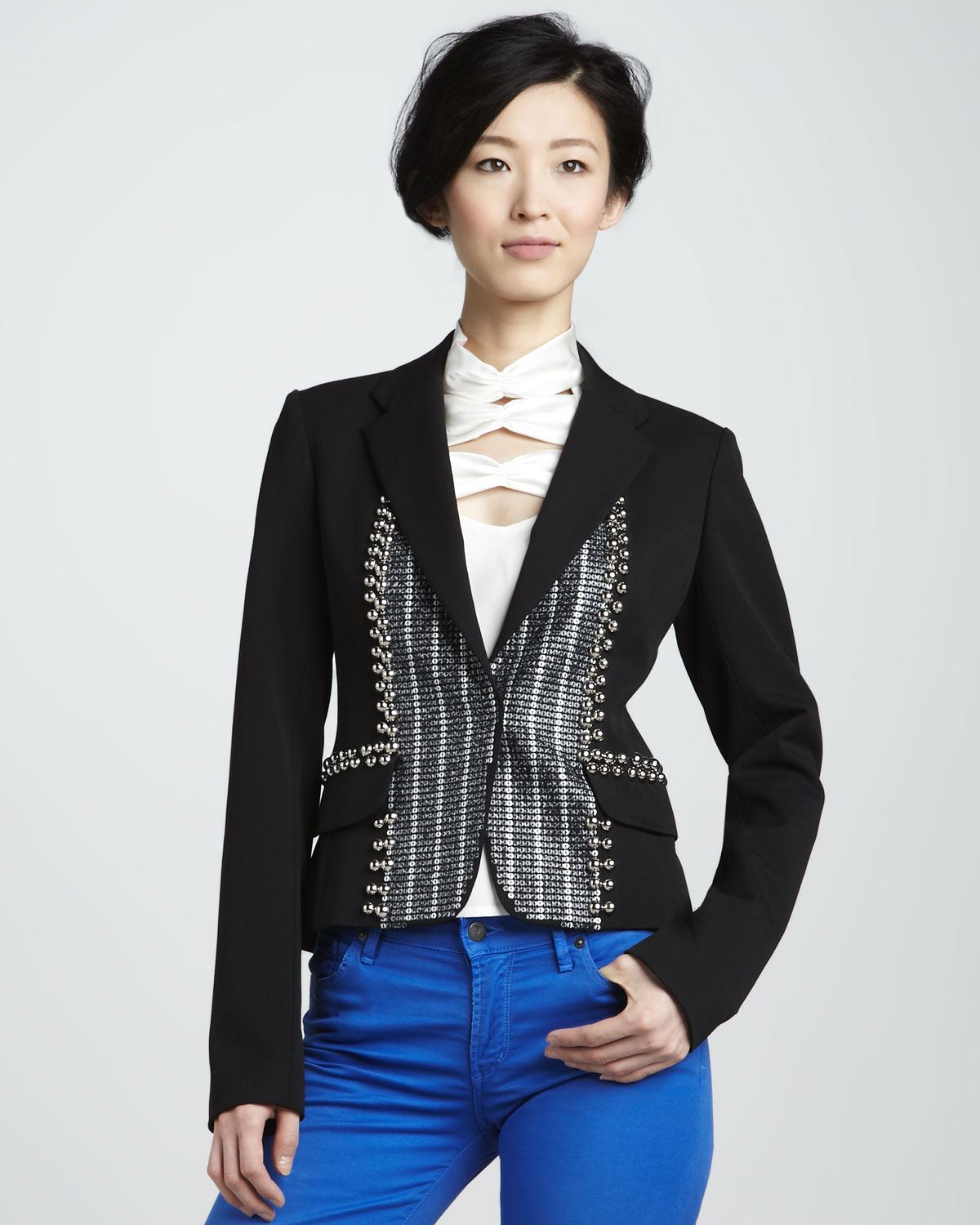 Nanette lepore Fame  Blazer  in Black Lyst