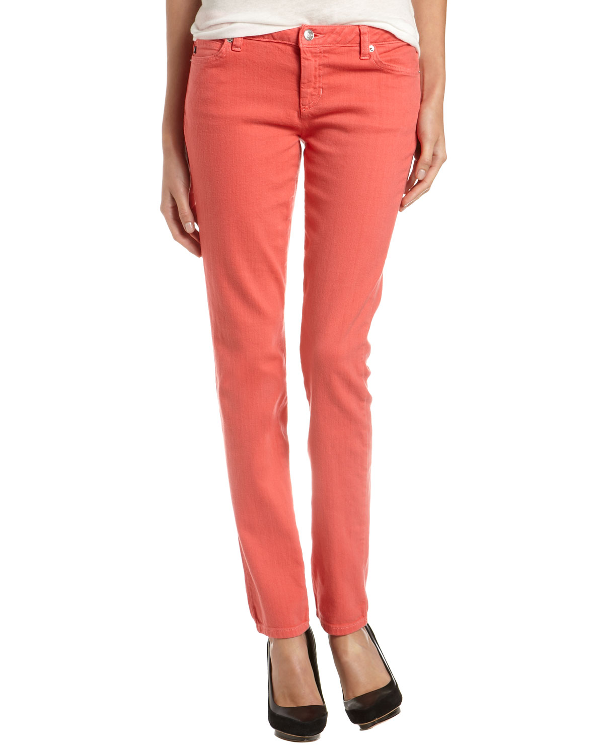 Michael Michael Kors Straight-leg Jeans Cayenne in Orange (cayenne) | Lyst