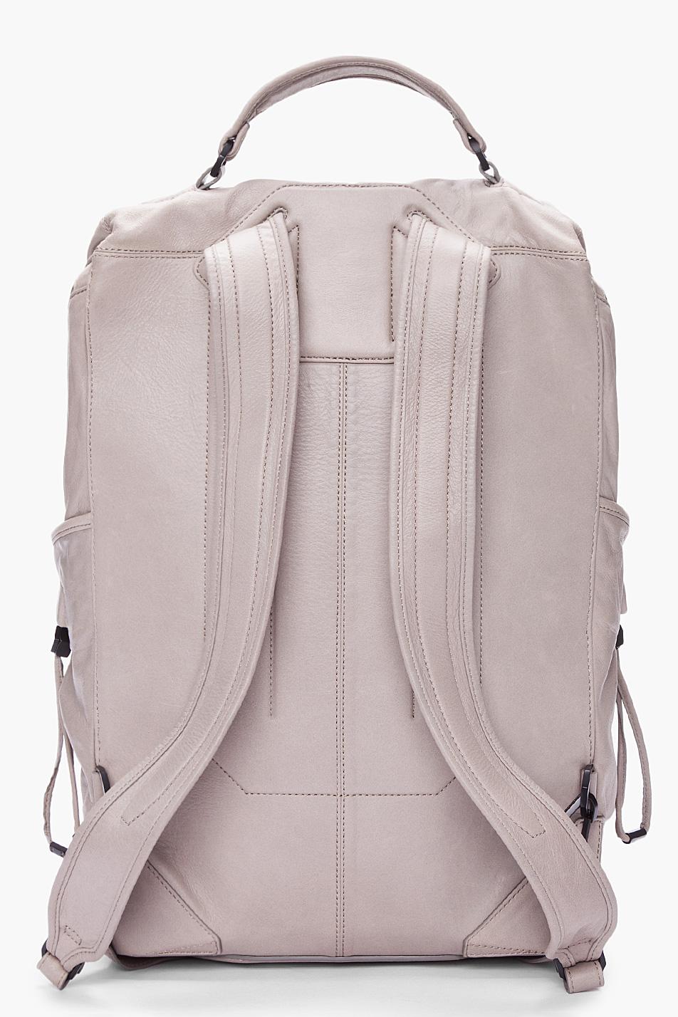 Alexander wang Leather Wallie Backpack in Gray for Men | Lyst