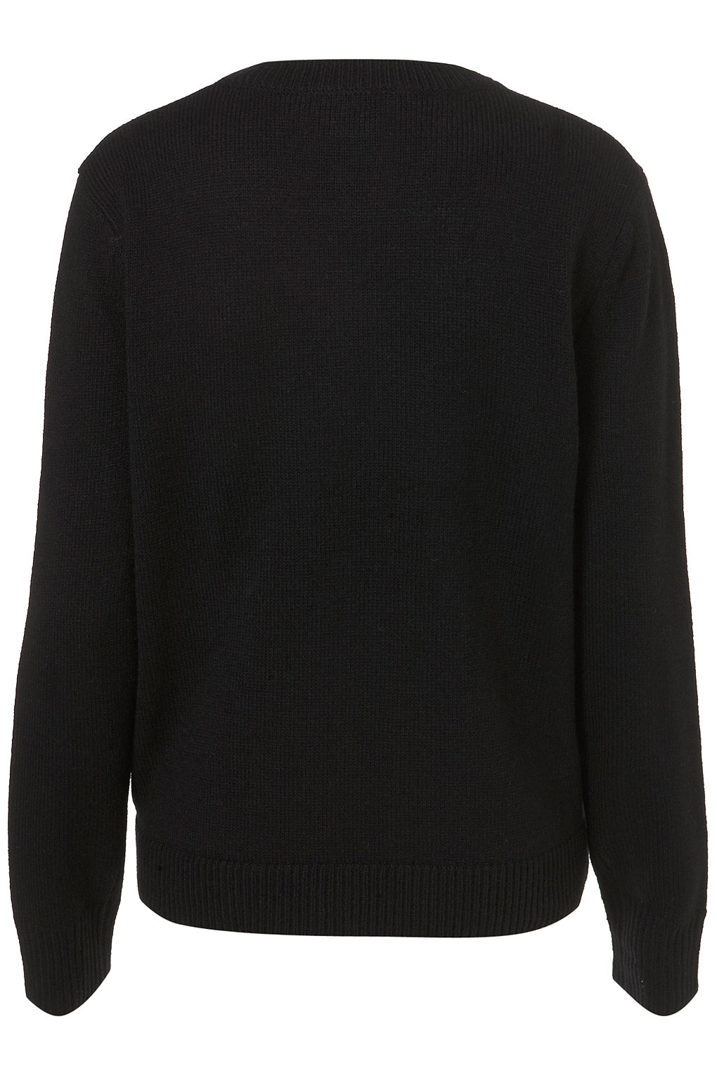 Topshop Vneck School Sweater By Jw Anderson For Topshop in Black | Lyst