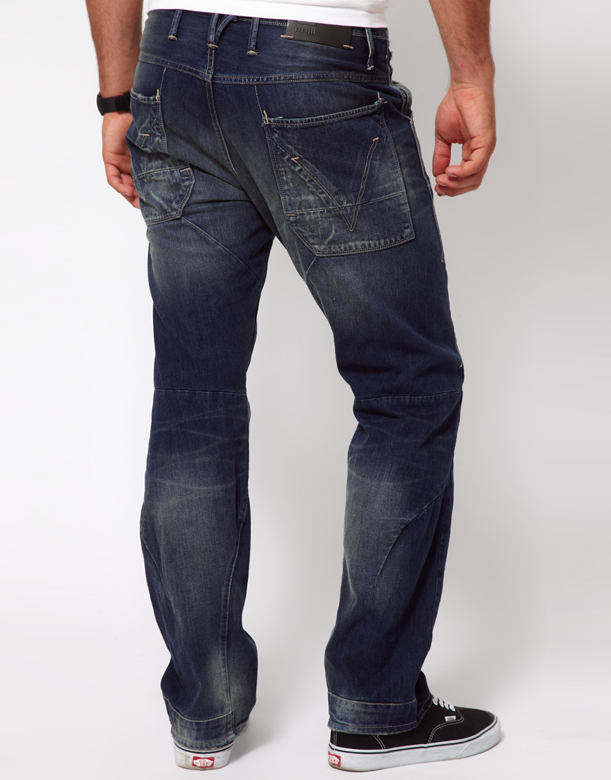 G-Star RAW Jeans Tapered Elwood 3d in Blue for Men - Lyst