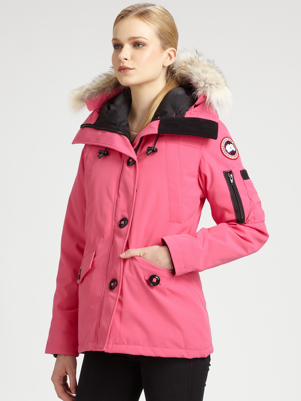 canada goose montebello padded parka jacket