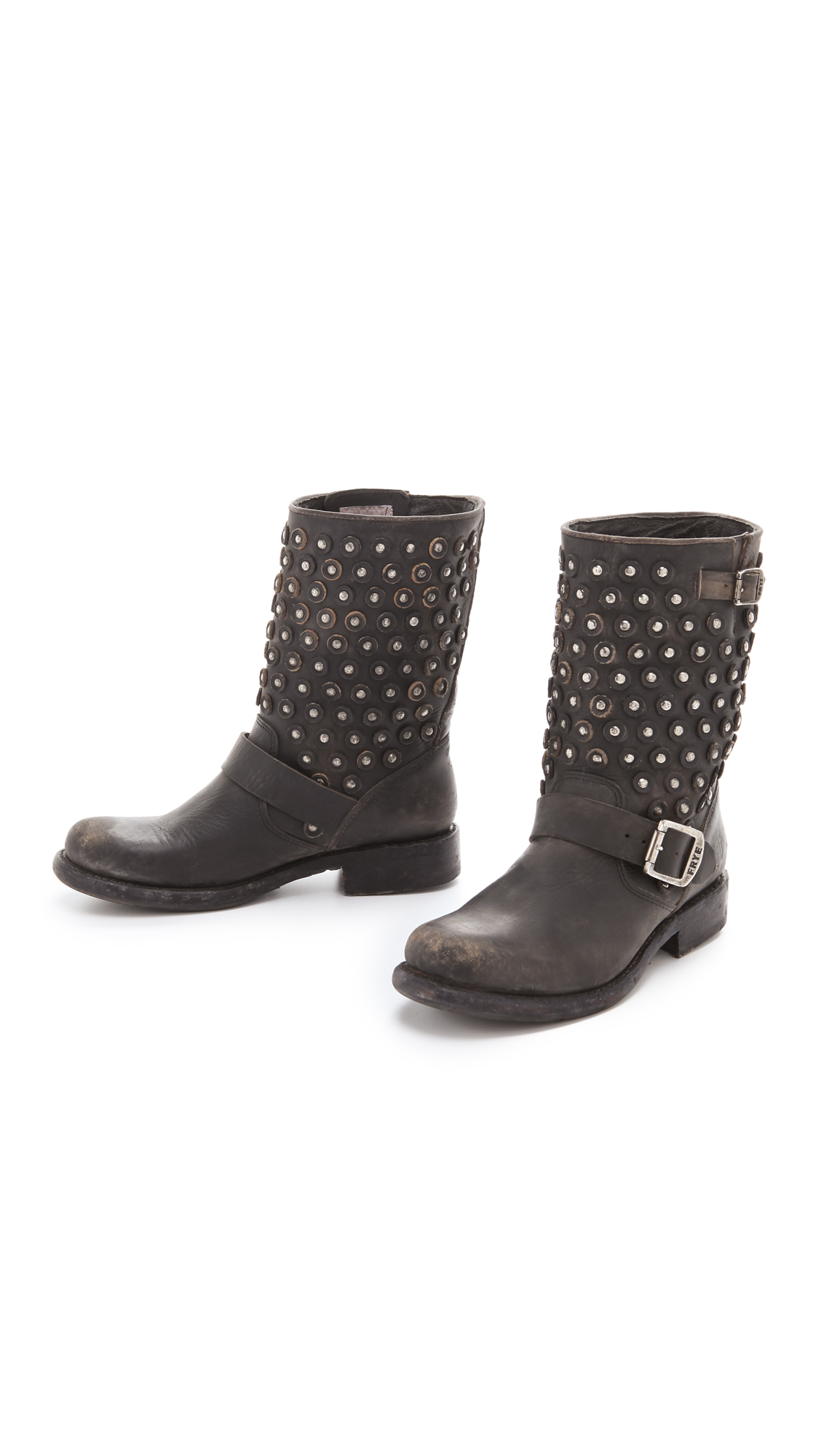 frye flat booties