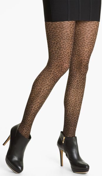 Commando Cougar Pattern Tights in Animal (chocolate) | Lyst