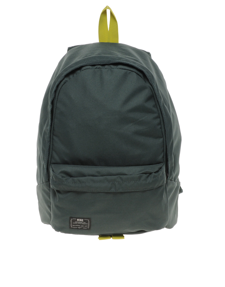 Nike Backpack in Green for Men | Lyst