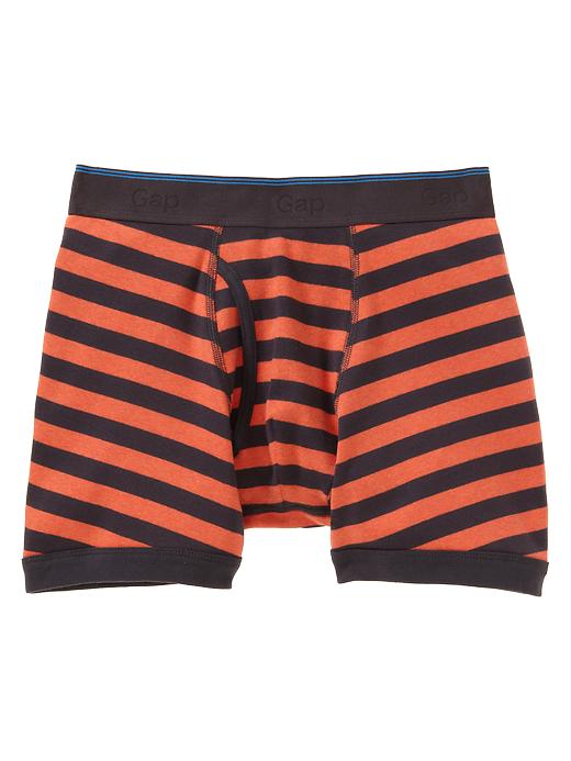 Gap Contrast Angled Striped Boxer Briefs in Orange for Men (orange ...