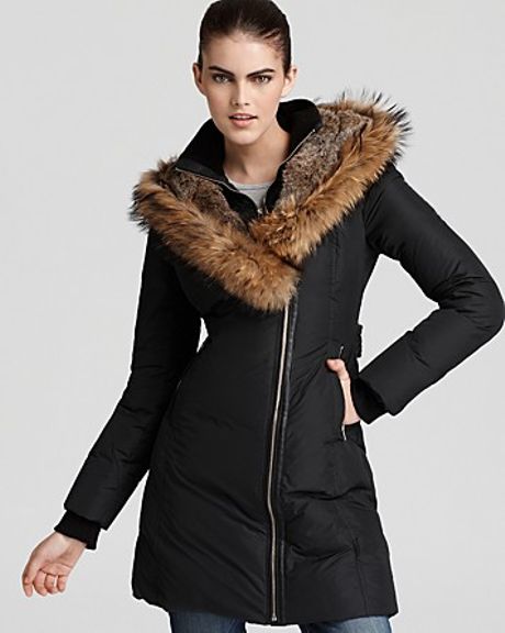 Mackage Trish Down Coat in Black (stone) | Lyst