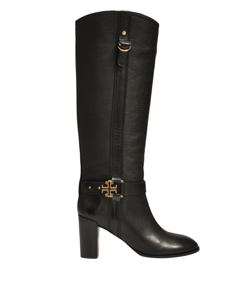 Tory Burch Elina Leather Boots in Brown | Lyst