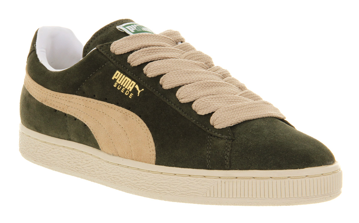 Puma Suede Classic Forest Night in Green for Men | Lyst
