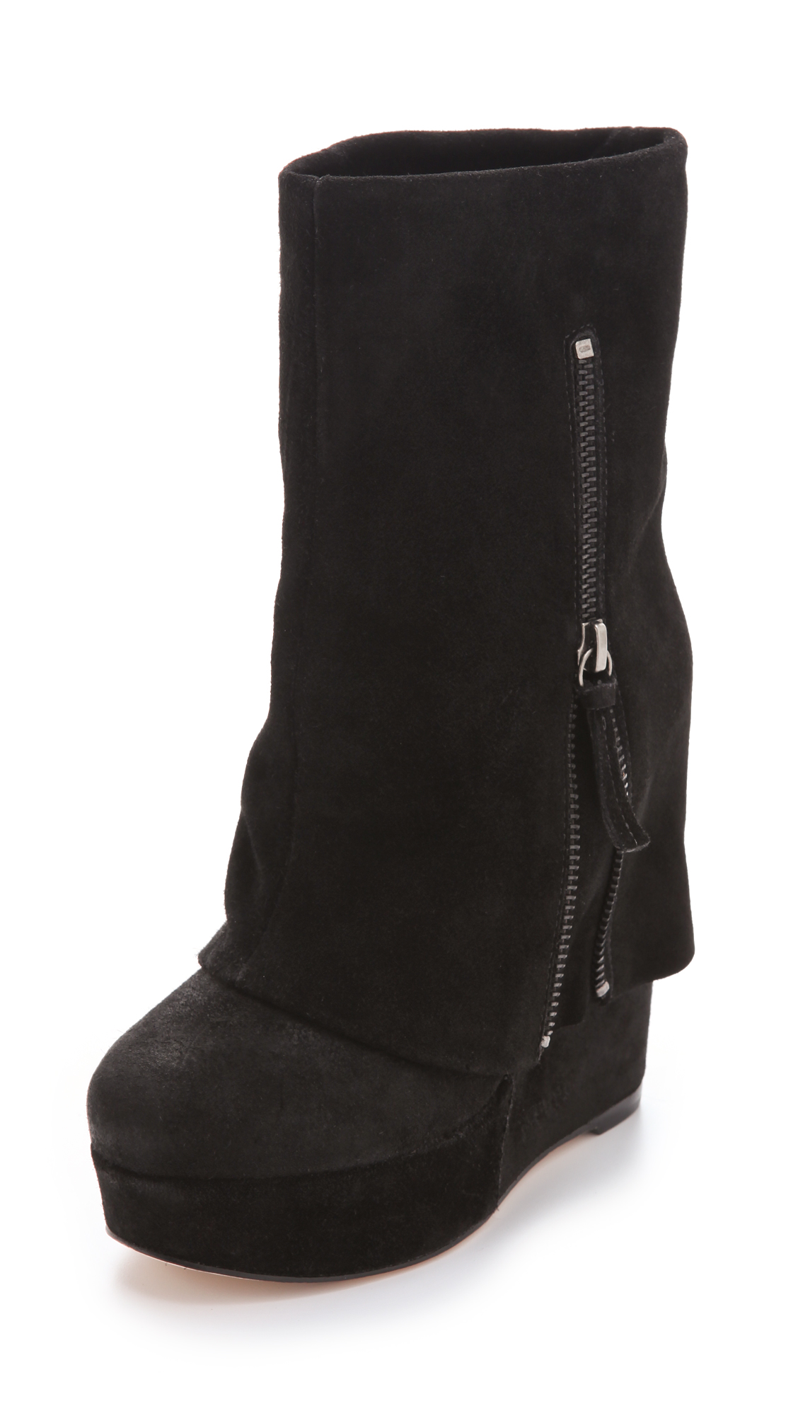 alice and olivia combat boots