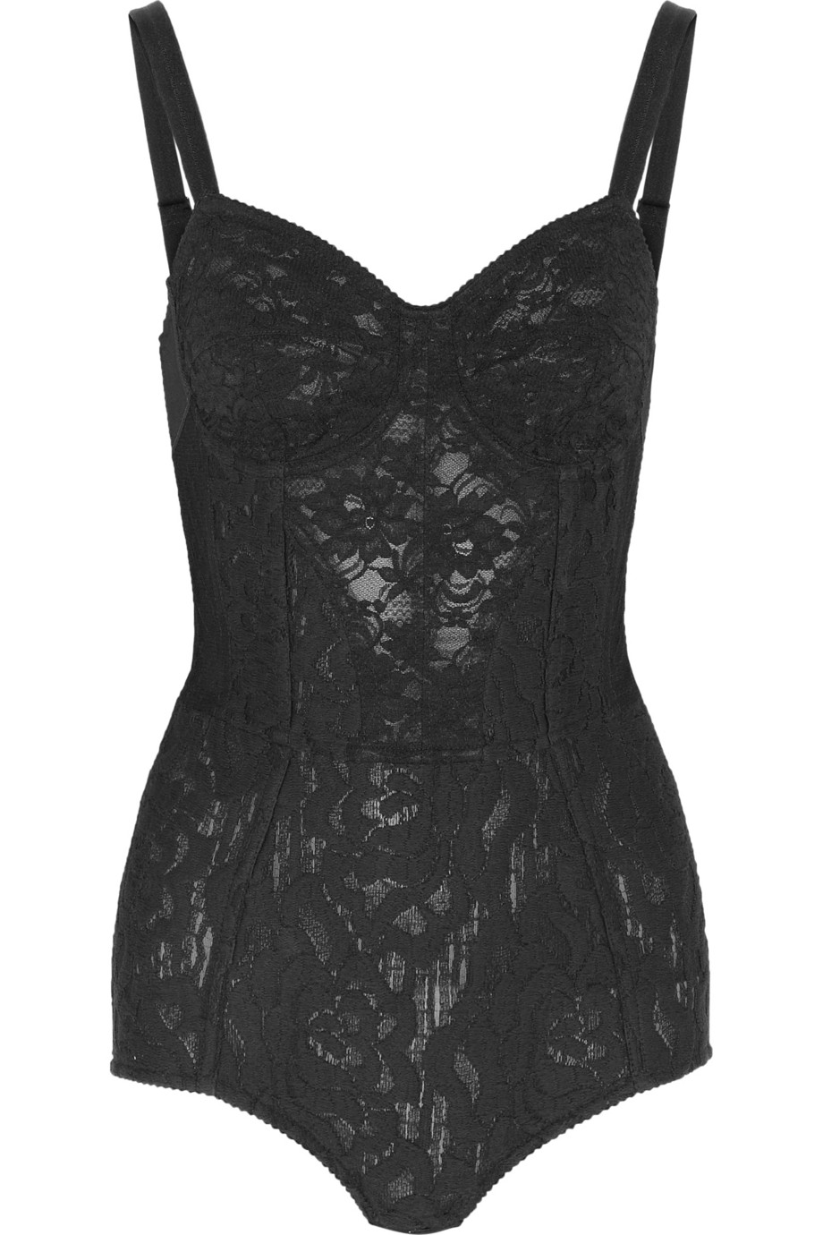 Lyst - Dolce & Gabbana Lace Bodysuit in Black